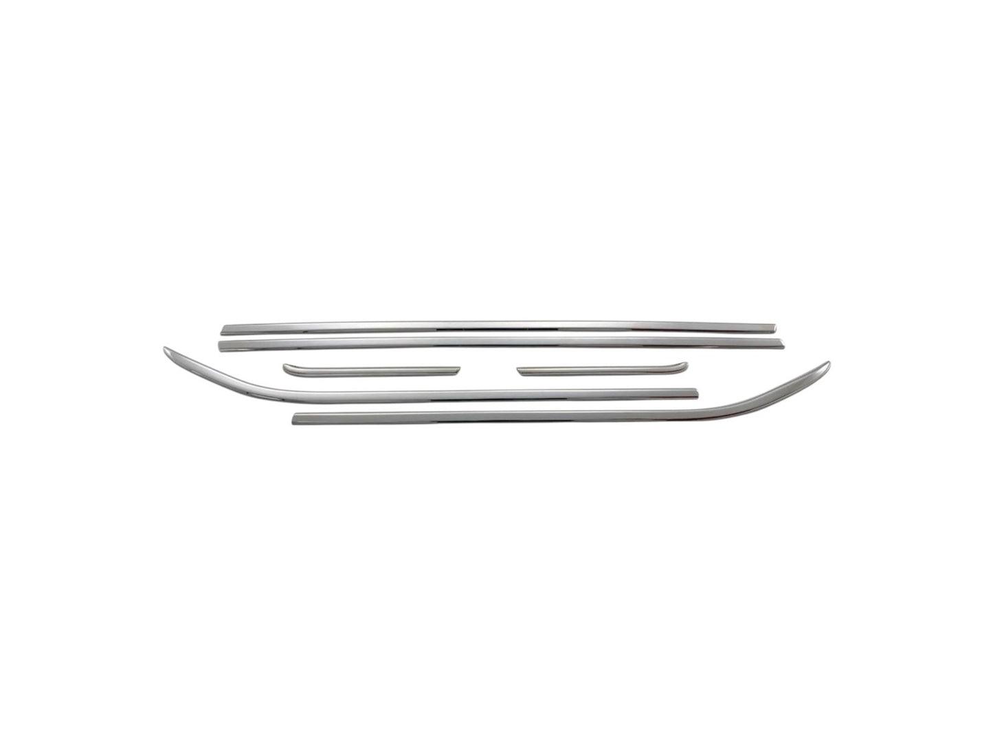 Fensterleisten für Opel Corsa E 2015-2019 Edelstahl Chrom 6 tlg Zierleisten