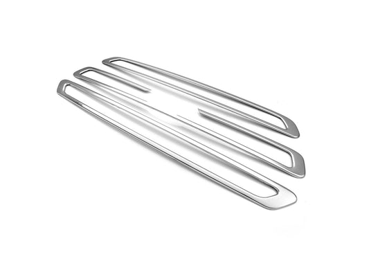 Kühlergrill Leisten für Ford Transit 2014-2018 Edelstahl Grillleisten 3 tlg