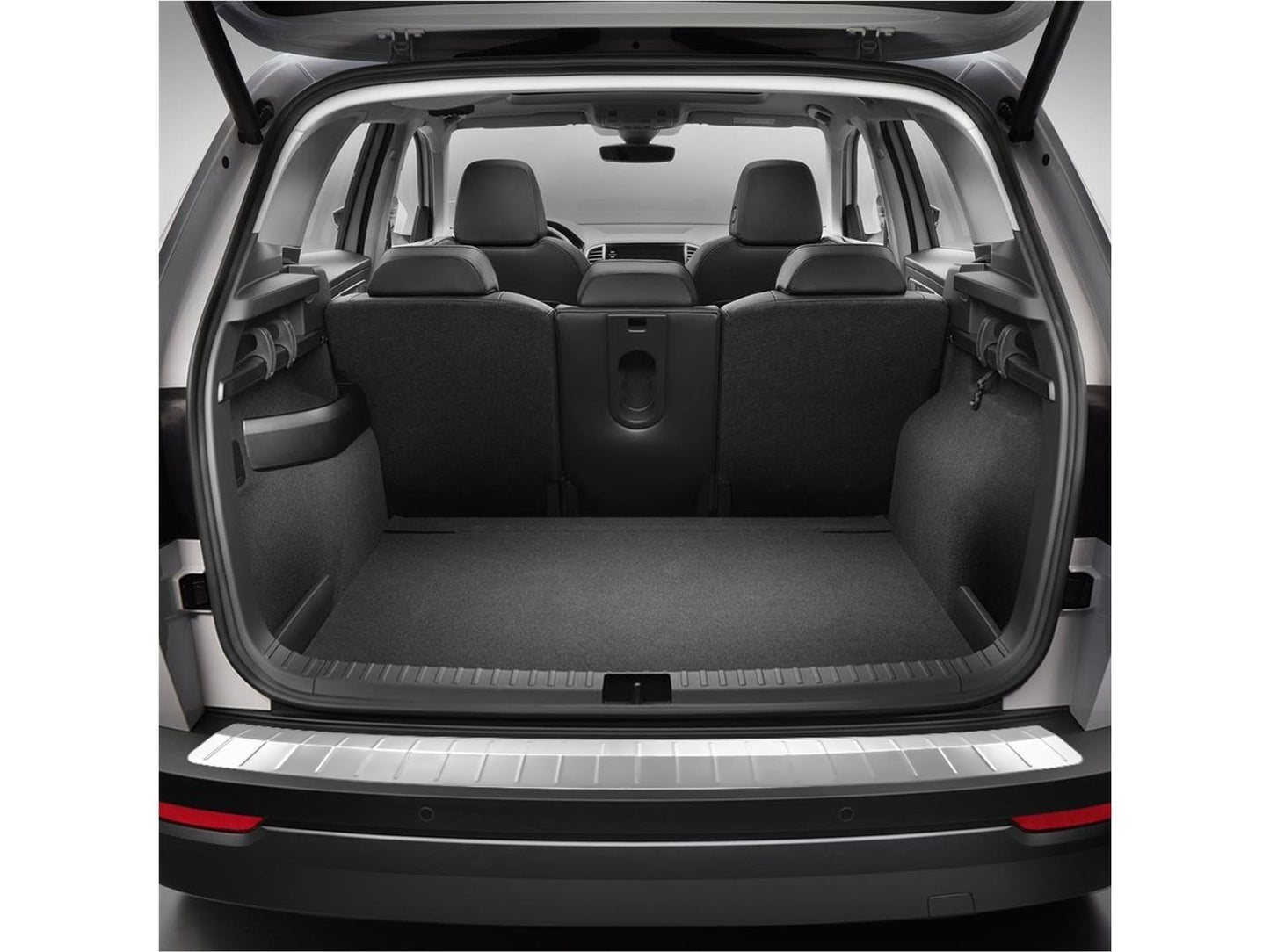 Ladekantenschutz Stoßstangenschutz Edelstahl für Skoda Karoq ab 2017