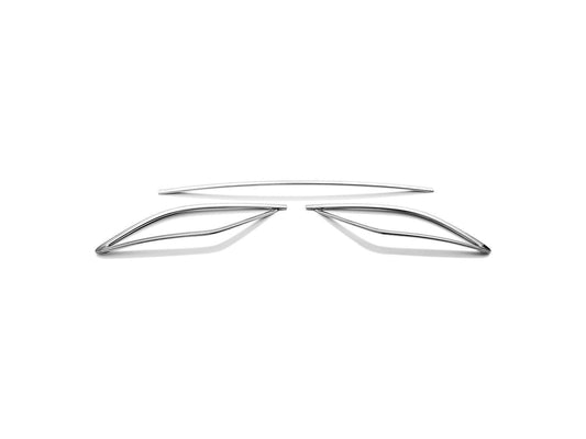 Auspuffblende Abdeckung Rahmen und Diffusor Leiste für VW Polo ab 2021