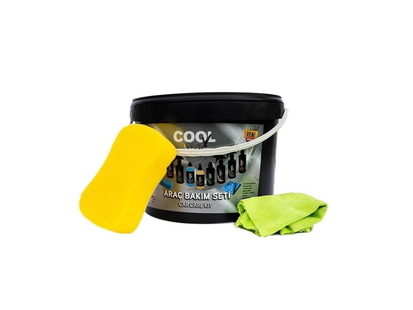 Autowaschset Autoreinigungsset Eimer Felgen Reifen Auto Shampoo Duft 12 teilig