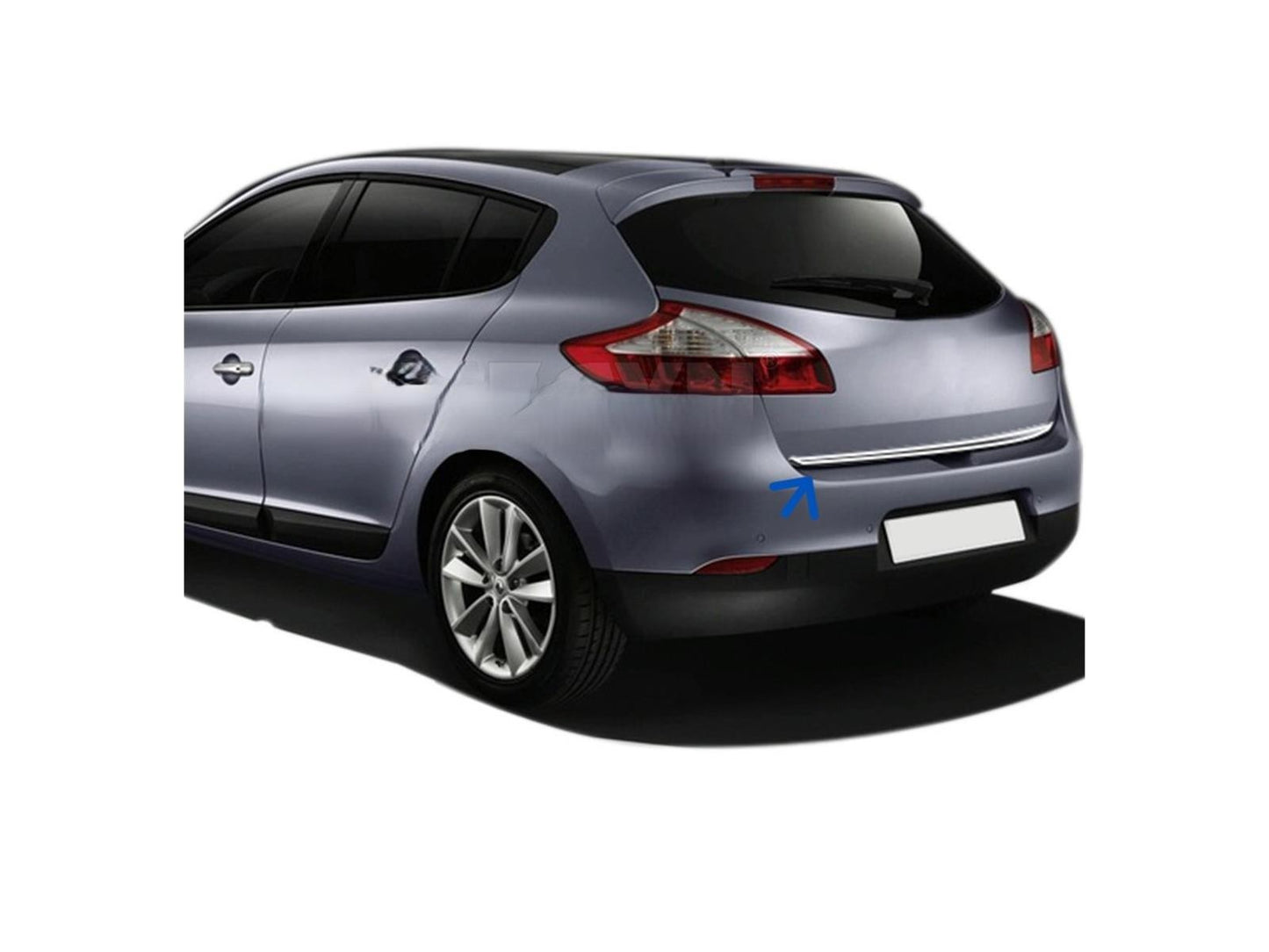 Kofferraumleiste Heckklappenleiste für Renault Megane 3 2010-2015 Unten