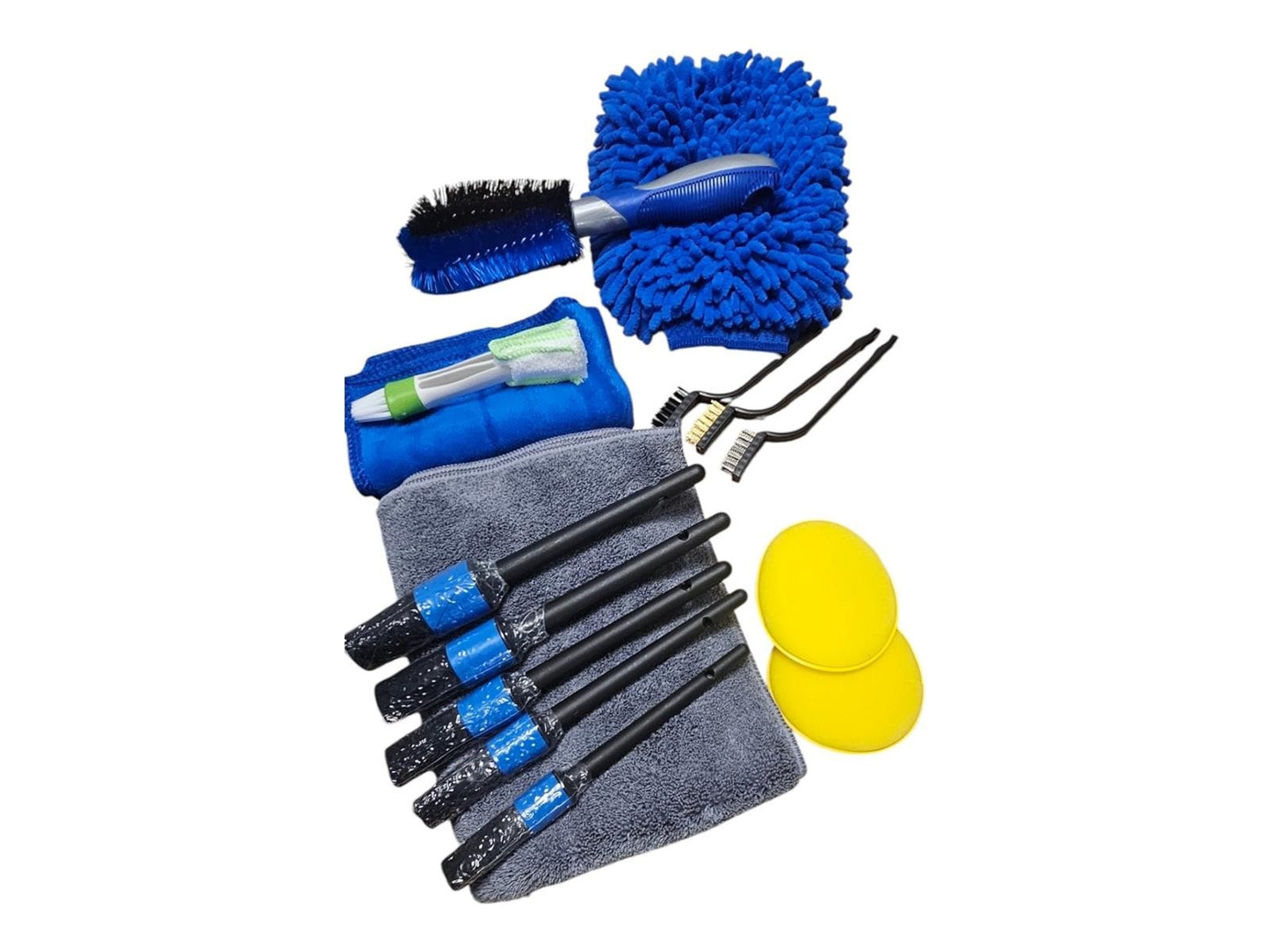 Autowaschset Autoreinigungsset Pro Eimer Felgen Reifen Auto Shampoo Duft 25 tlg