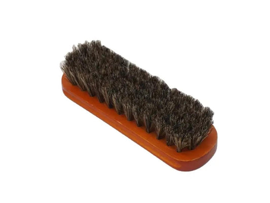 Leather cleaning brush for car seats, shoes, upholstery, textiles, horsehair