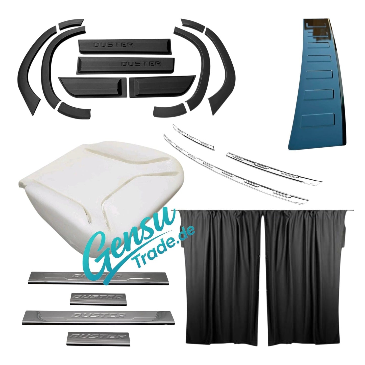 Ladekantenschutz für Ford Kuga 3 ab 2020 Stoßstangenschutz Edelstahl Chrom