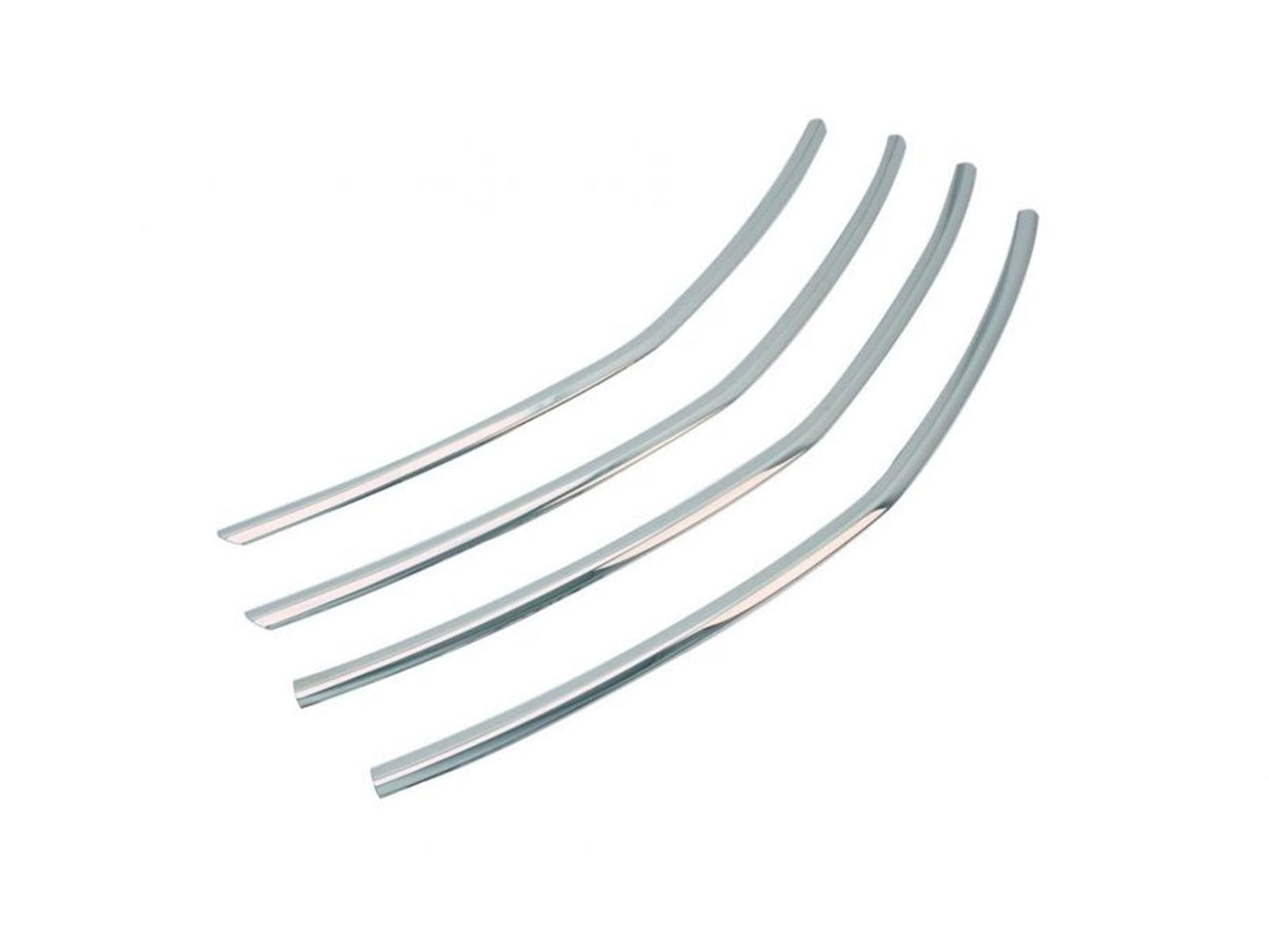 Kühlergrill Leisten für Opel Vivaro B 2014-2018 4 tlg X82 Edelstahl Grillleisten