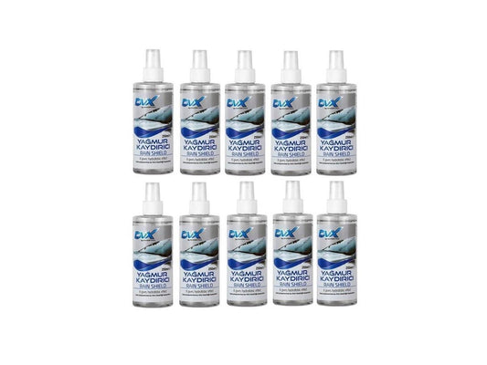 Regenabweiser Regen Schutz Spray Scheibe Versieglung Glas 10 x 250 ml