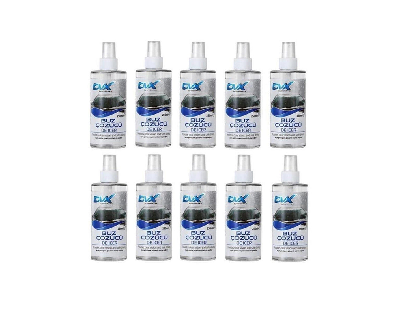 Scheiben Enteiser Eis Ice Degreaser Auto Spray 10 x 250 ml