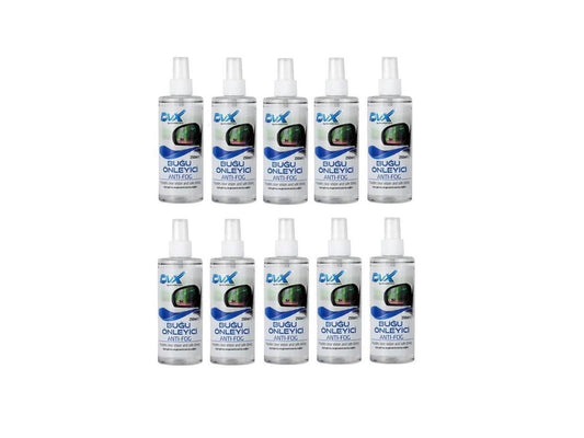 Anti-Beschlag Spray Auto Glasreiniger Scheibenreiniger Spiegel Helm Visier 10x 250ml