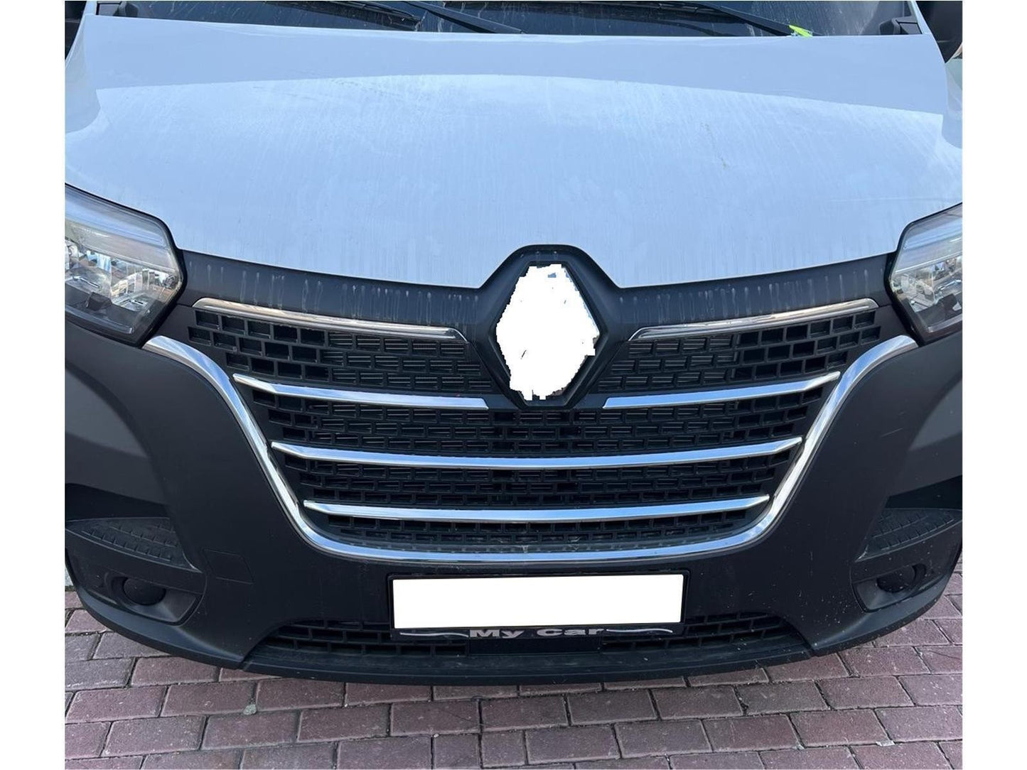 Kühlergrill Leisten Edelstahl für Renault Master ab 2019 4 tlg Grillleisten