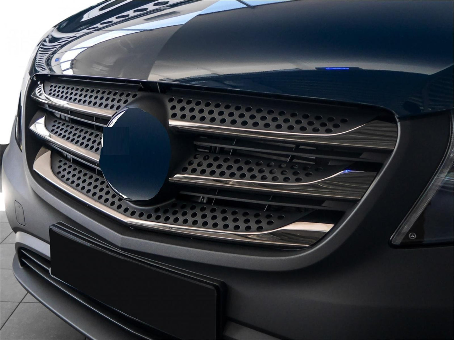 Kühlergrill Leisten für Mercedes Vito W447 2014-2020 5 tlg Edelstahl Zierleisten
