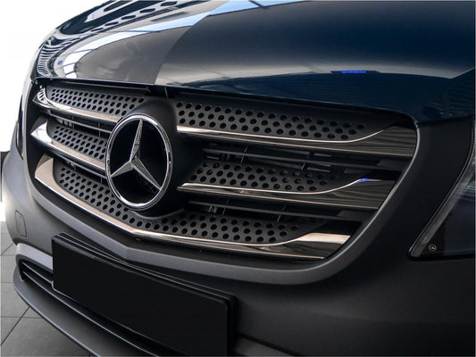 Kühlergrill Leisten für Mercedes Sprinter W906 FL 2013-2018 5 tlg Grillleisten