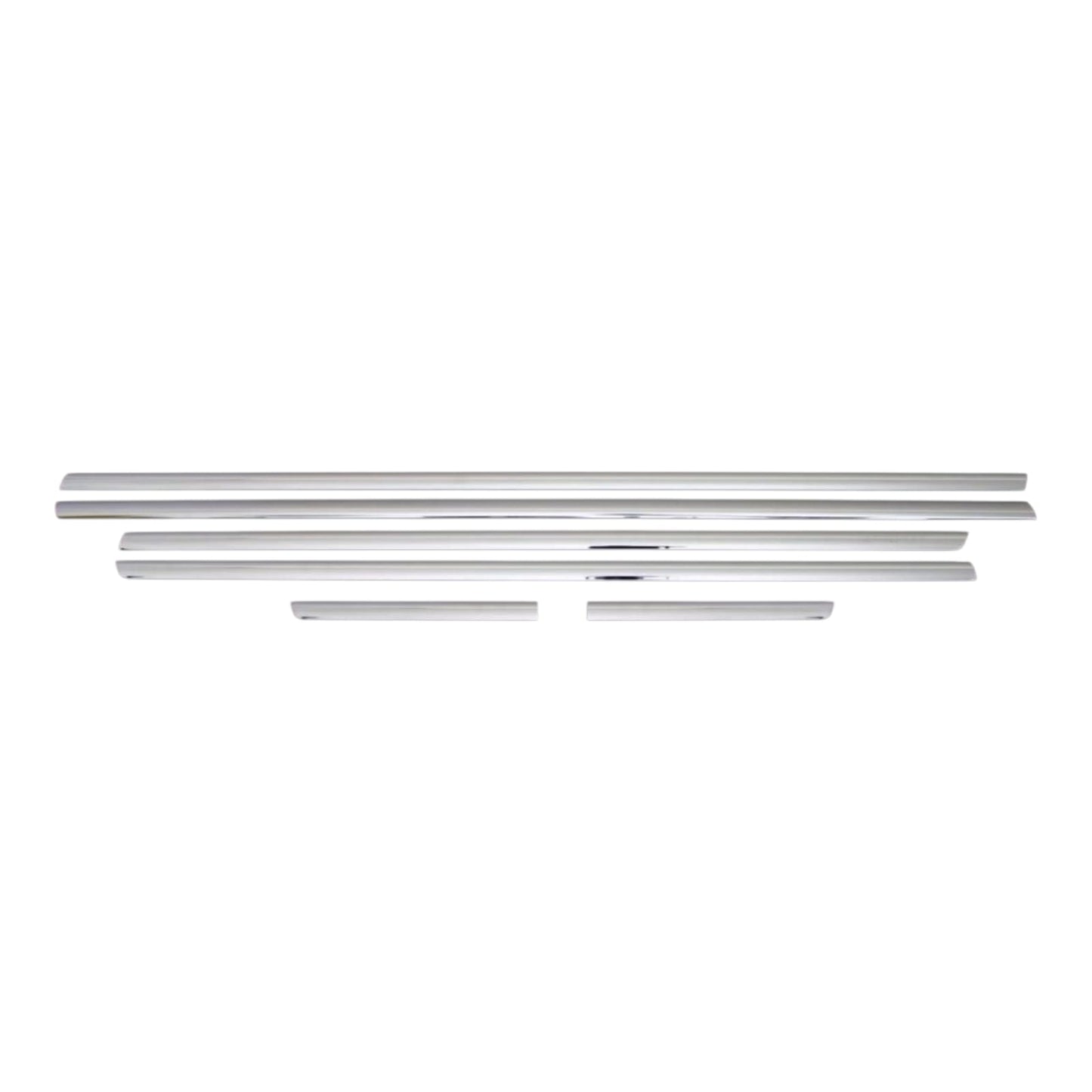 Fensterleisten Zierleisten für Opel Corsa D 2006-2014 6 tlg Edelstahl Chrom