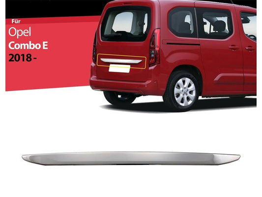 Kofferraumleiste Heckklappenleiste Edelstahl für Opel Combo E ab 2019