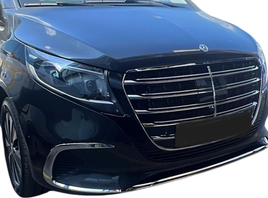 Nebelscheinwerfer für Mercedes Vito ab 2024 Edelstahl Chrom Zierleisten 2 tlg
