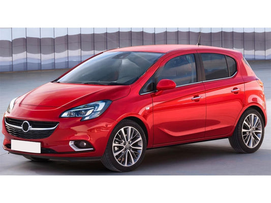 Fensterleisten für Opel Corsa E 2015-2019 Edelstahl Chrom 6 tlg Zierleisten