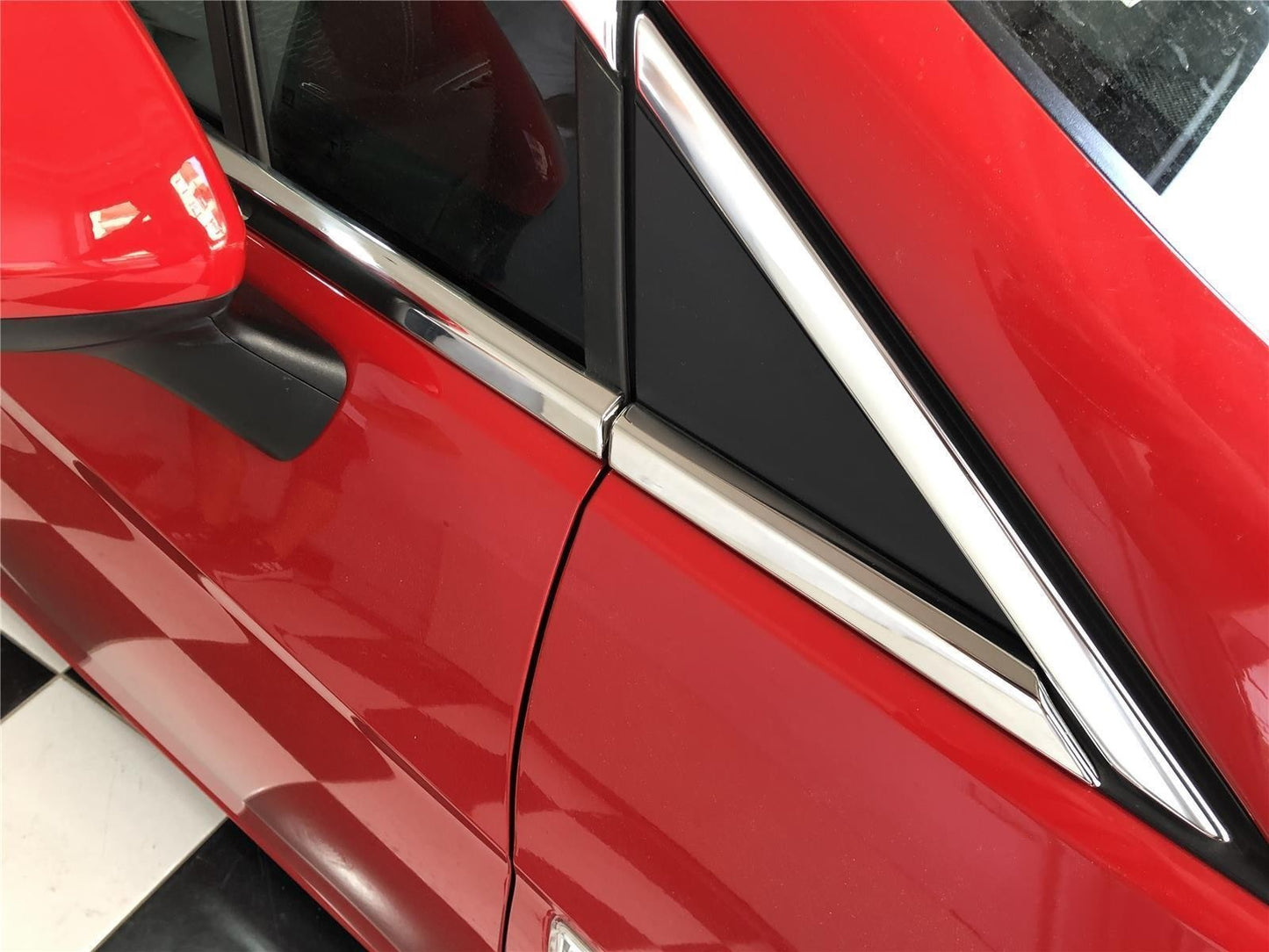 Fensterleisten Zierleisten für Opel Astra K ab 2015 6 tlg Edelstahl Zierleisten