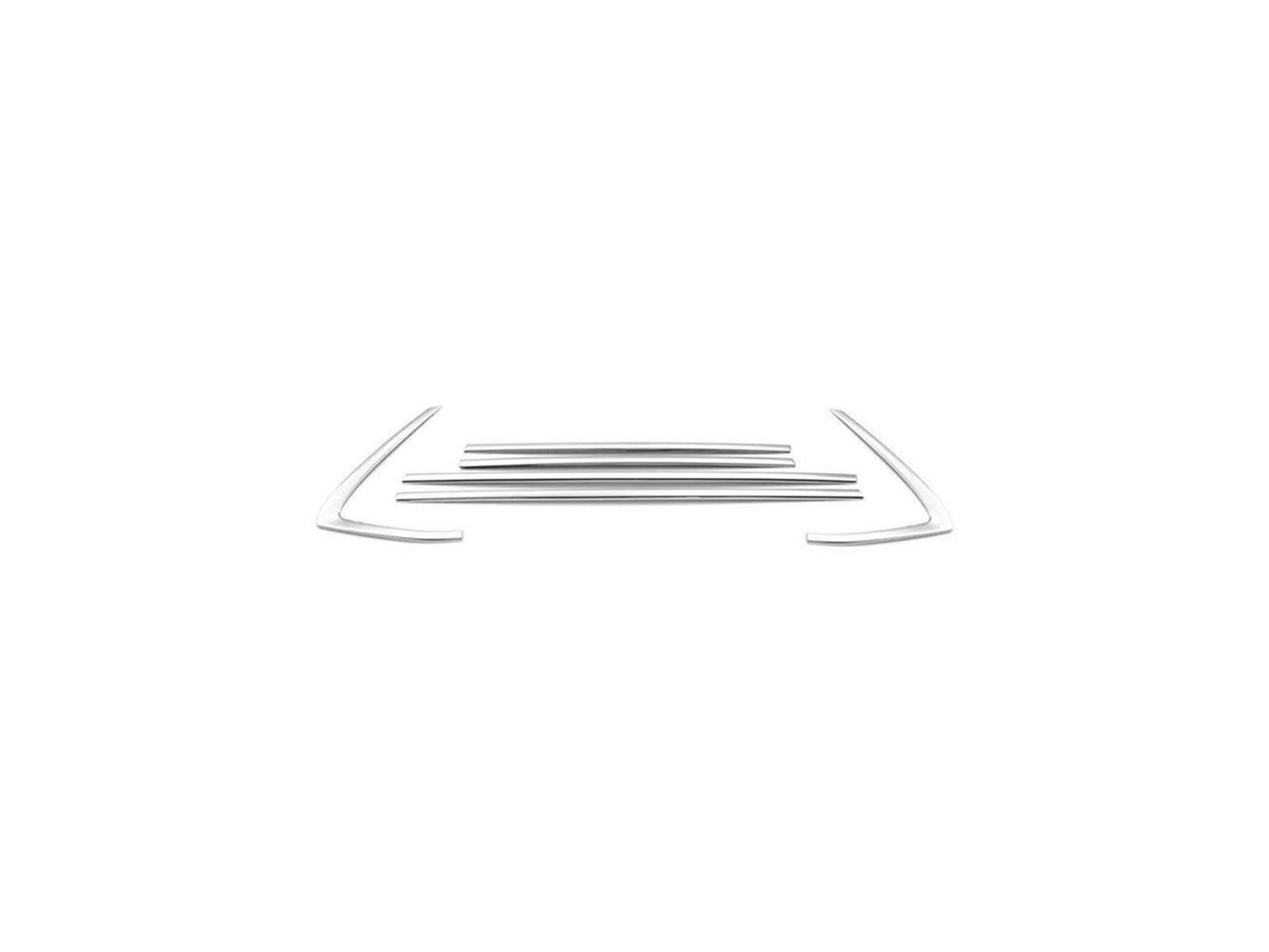 Fensterleisten für Opel Corsa F ab 2019 6 tlg Zierleisten Edelstahl Chrom
