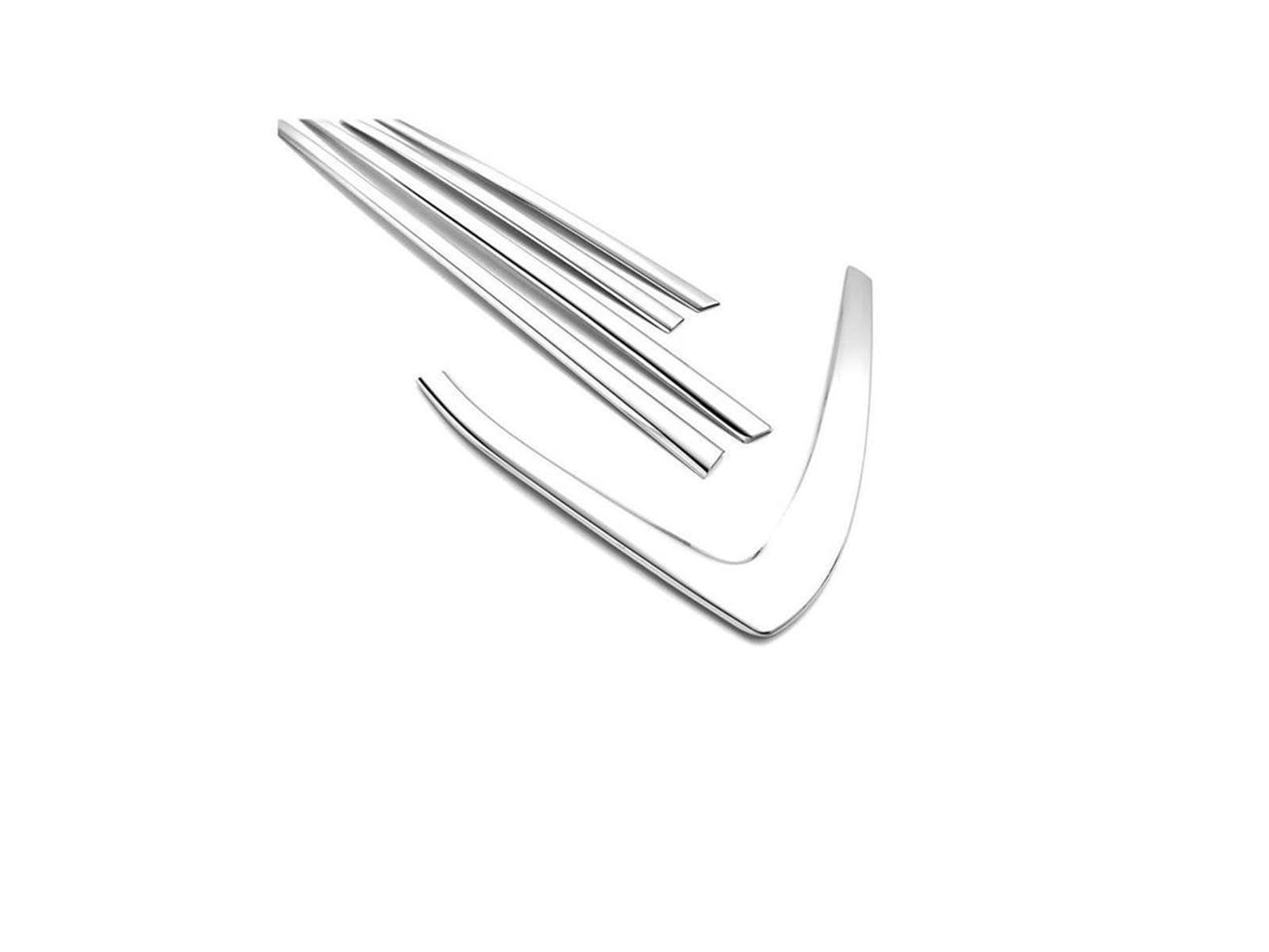Fensterleisten für Opel Corsa F ab 2019 6 tlg Zierleisten Edelstahl Chrom