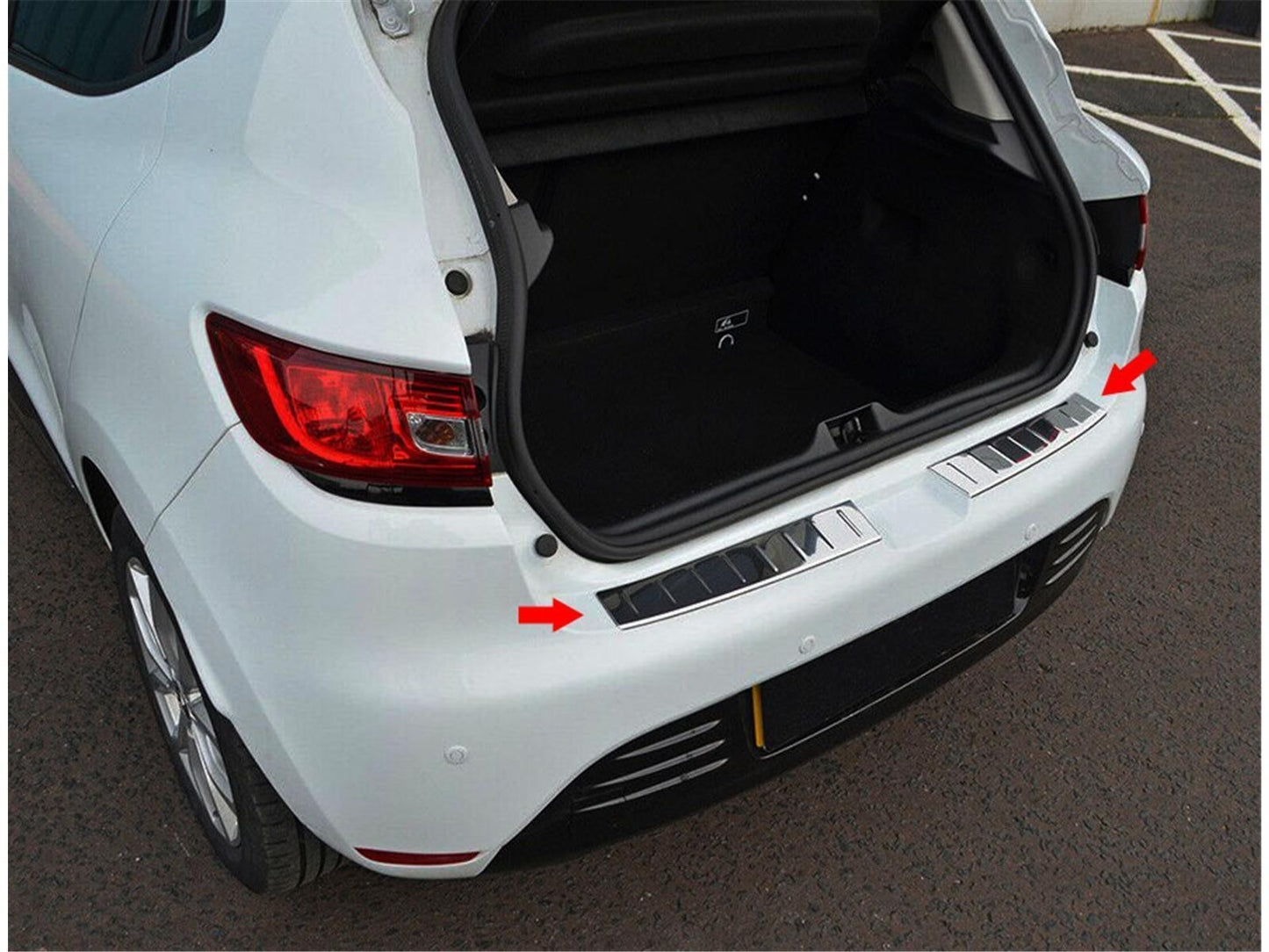 Ladekantenschutz Stoßstangenschutz für Renault Clio 4 HB 2012-2018 Edelstahl