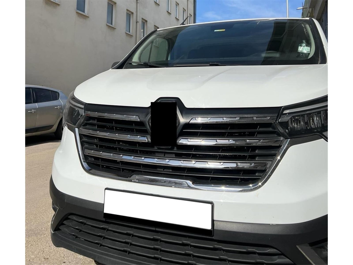 Kühlergrill Leisten Edelstahl für Renault Trafic ab 2020 3 tlg Grillleisten