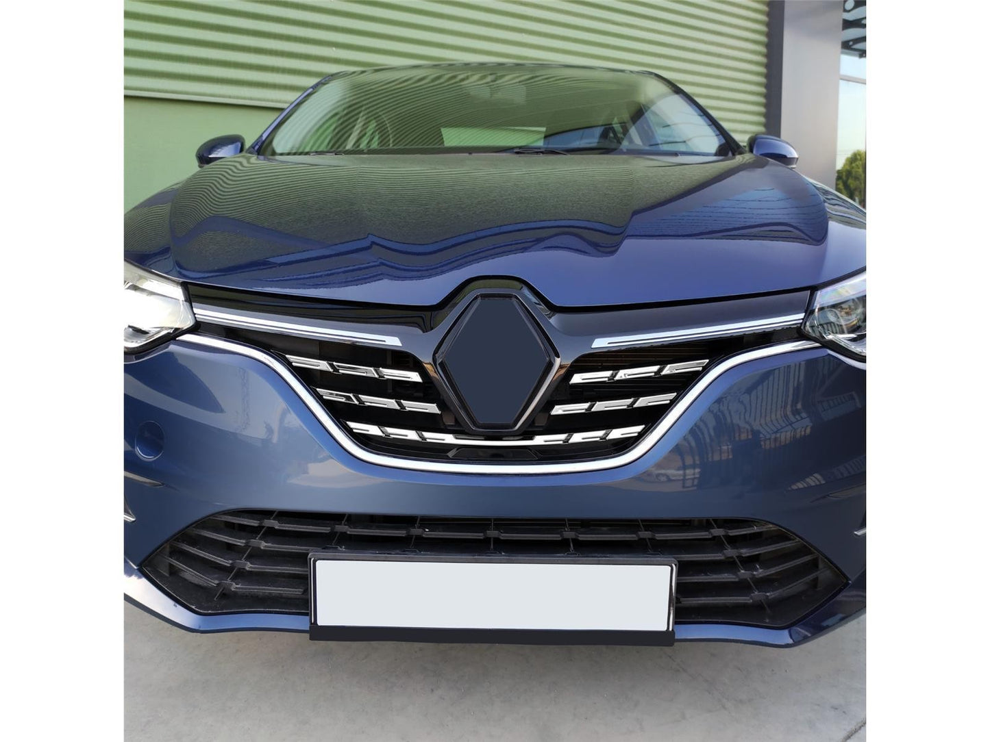 Kühlergrill Leisten Edelstahl für Renault Megane 4 Zierleisten ab 2020 5 tlg