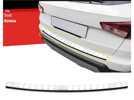 Ladekantenschutz Stoßstangenschutz Edelstahl für Seat Arona ab 2017