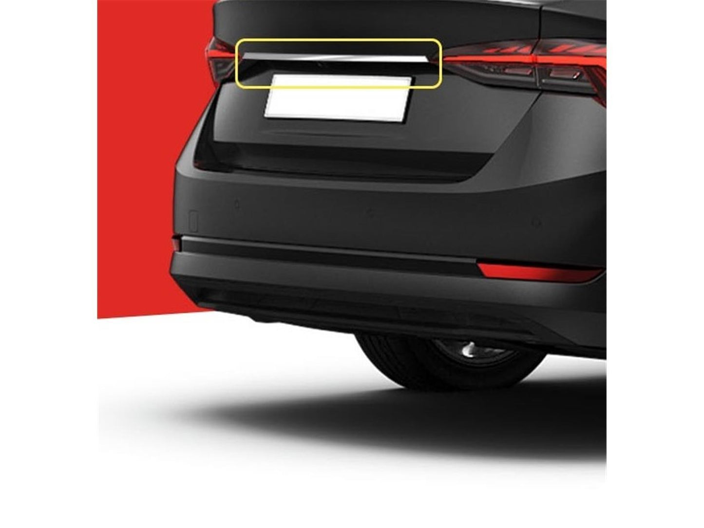 Kofferraumleiste Heckklappeleiste Edelstahl für Skoda Octavia 4 ab 2020 Scala 2019