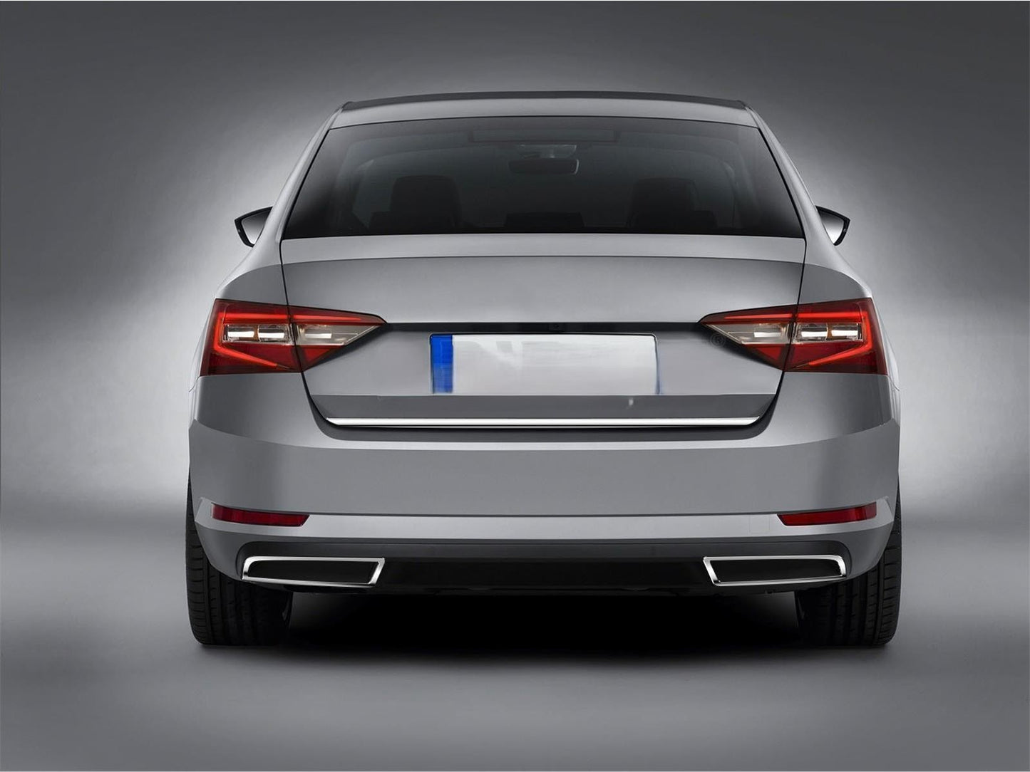Auspuffblende Rahmen  Abdeckung und Diffusor Leiste für Skoda Superb 3 2015-2024