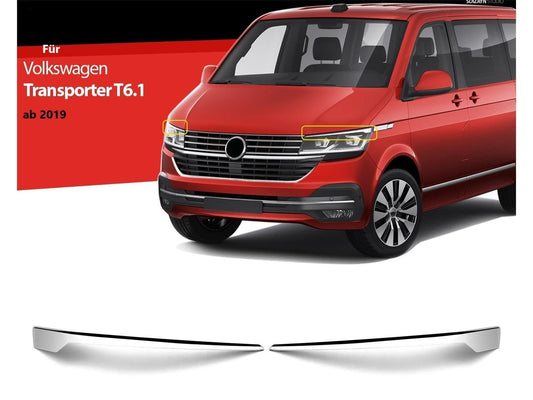 Nebelscheinwerferrahmen Nebelscheinwerfer für VW T6.1 Transporter ab 2019 2 tlg