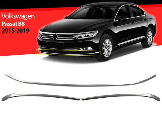 Stoßstangenleiste Nebelscheinwerfer für VW Passat B8 2015-2019 Motorhaubenleiste