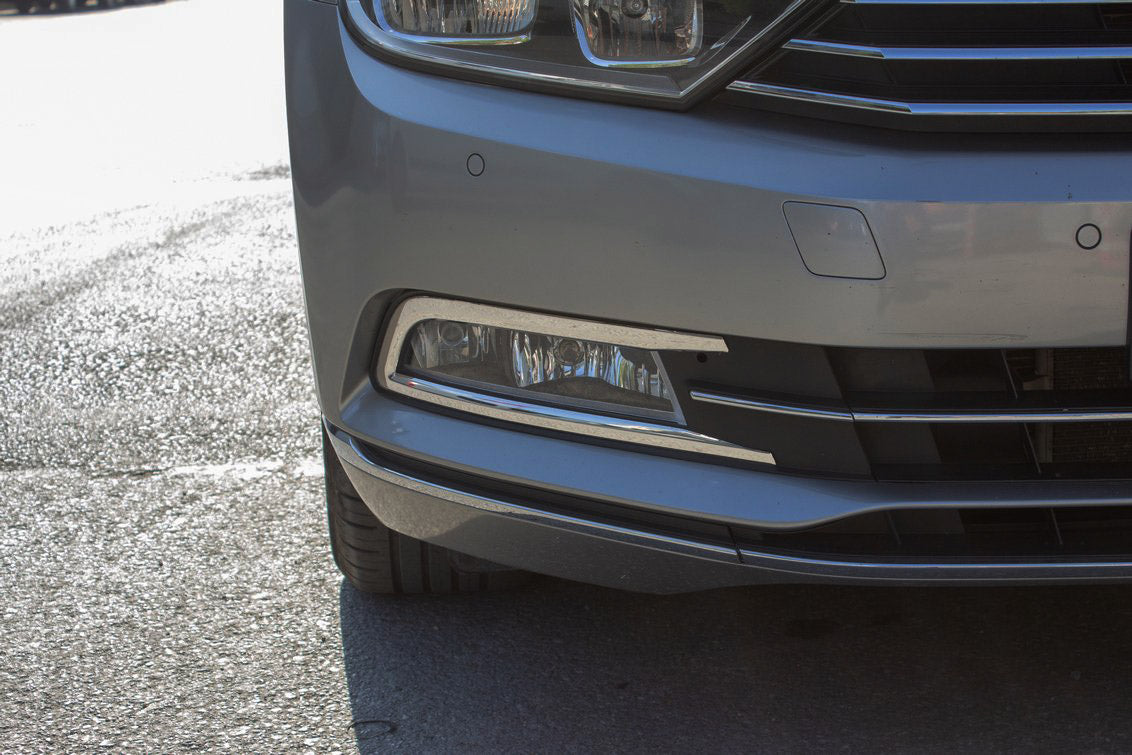 Nebelscheinwerfer Leiste für VW Passat 3C B8 2015-2019 Edelstahl Zierleisten