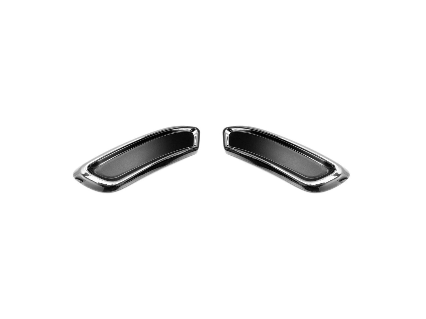 Auspuffblende Abdeckung für VW Passat B8 Edelstahl 2015-2019 R Line Stil 2 tlg