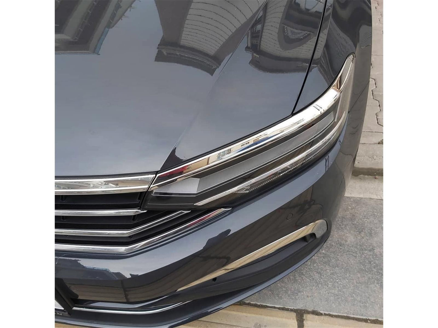 Nebelscheinwerferrahmen Nebelscheinwerfer für VW Passat B8.5 ab 2019 2 tlg