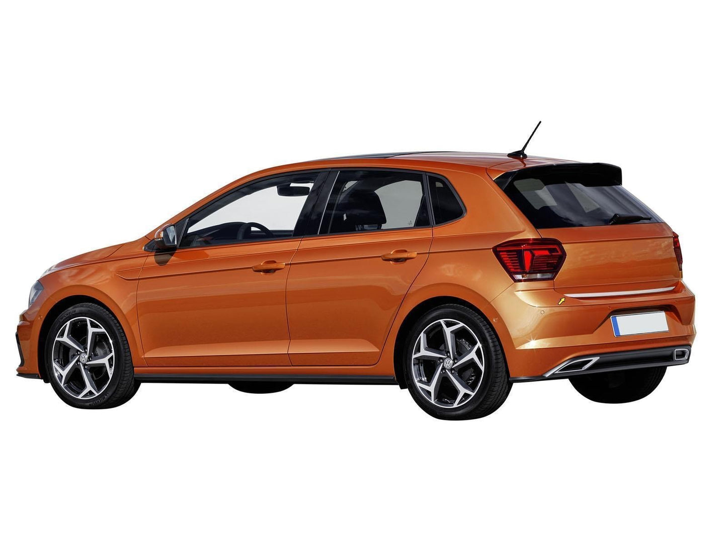 Kofferraumleiste Heckklappenleiste Edelstahl für VW Polo 2017-2021