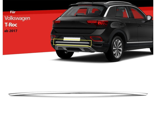 Diffusor Leiste Stoßstangenleiste für VW T-Roc 2017-2024 Edelstahl Zierleiste