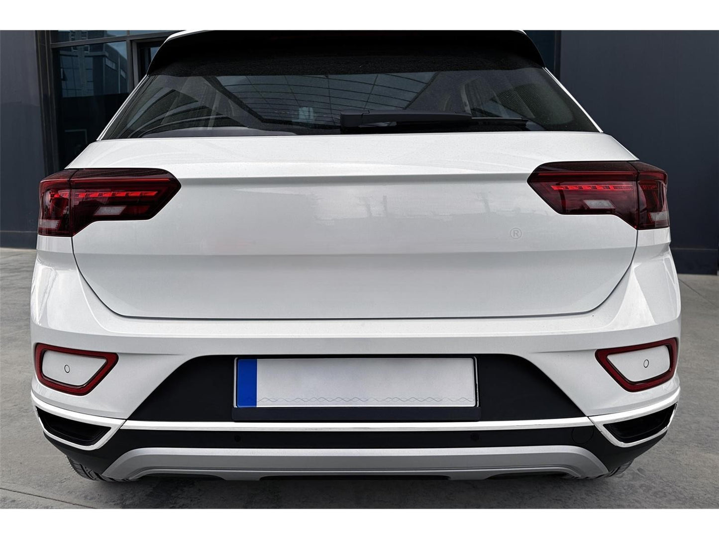 Diffusor Leiste Stoßstangenleiste für VW T-Roc 2017-2024 Edelstahl Zierleiste
