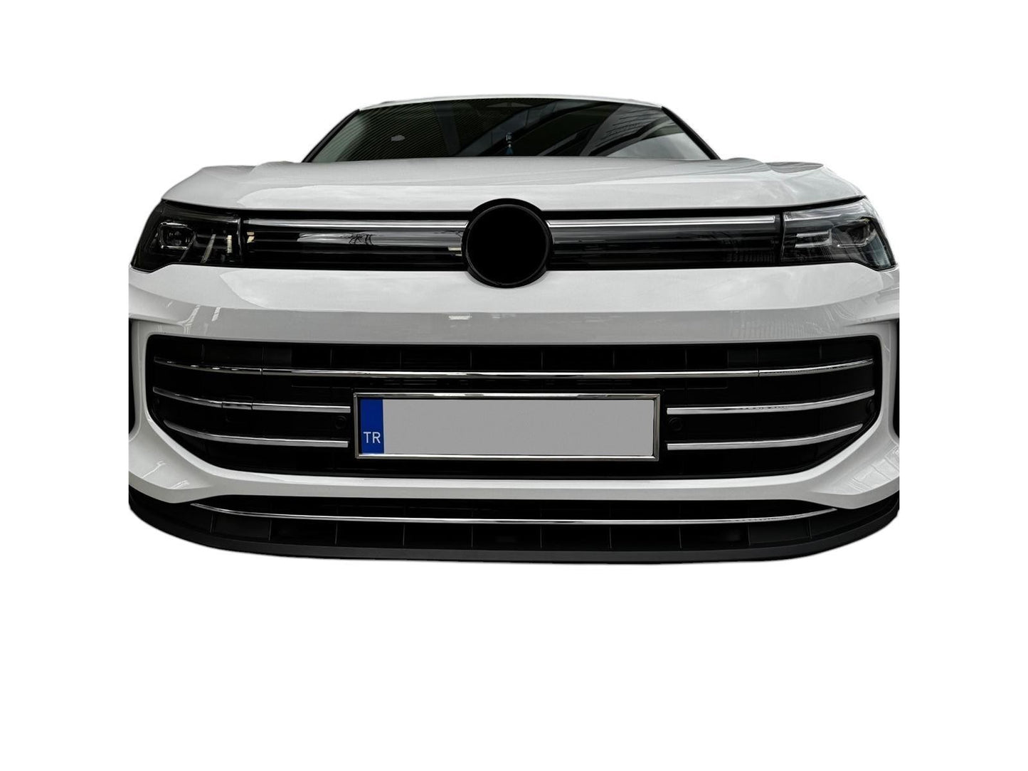 Kühlergrill Leisten für VW Tiguan 3 ab 2024 Stoßstangenleiste Grillleisten 7 tlg