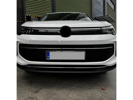 Stoßstangenleiste für VW Tiguan 3 ab 2024 Edelstahl Kühlergrill Leiste