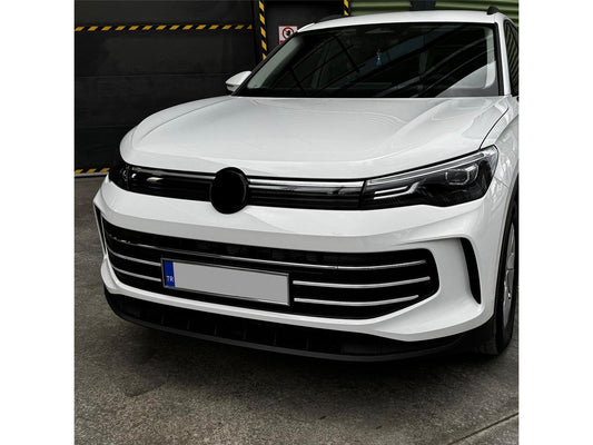 Kühlergrill Leisten für VW Tiguan 3 ab 2024 Edelstahl Grillleisten 6 tlg