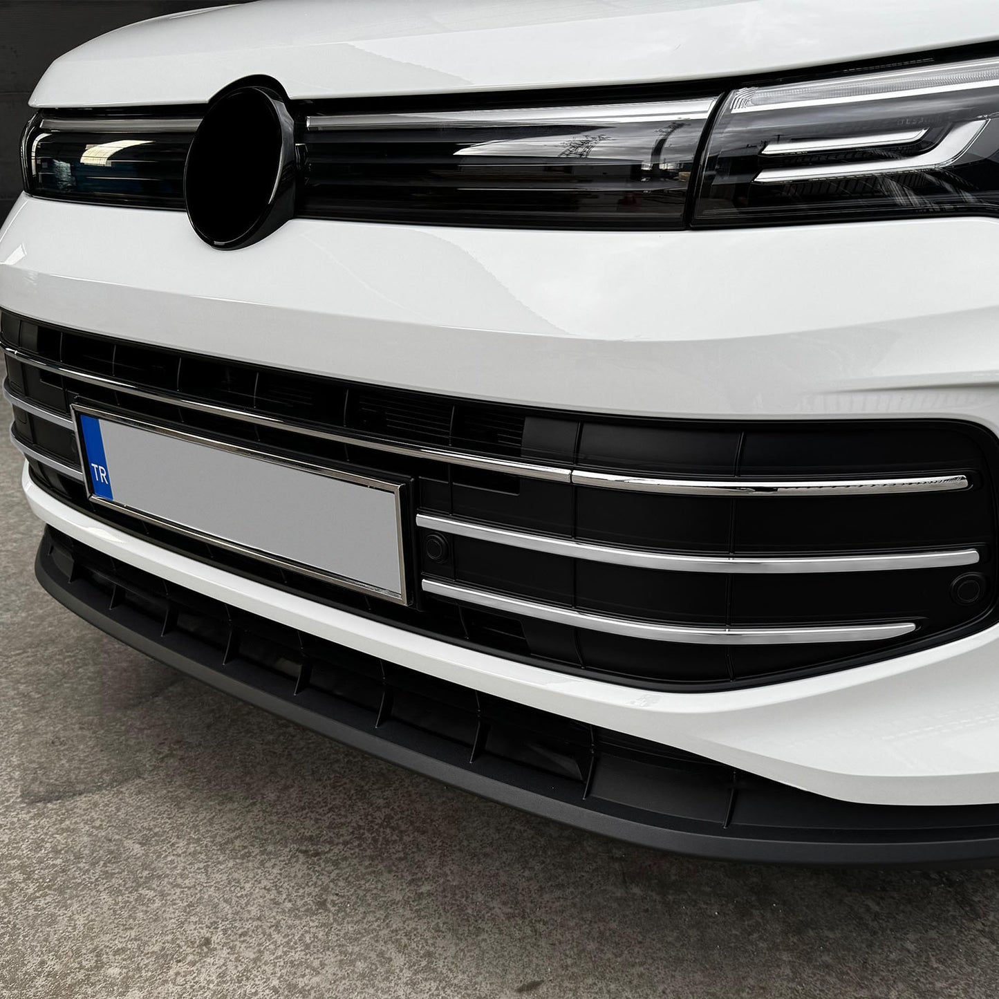 Kühlergrill Leisten für VW Tiguan 3 ab 2024 Edelstahl Grillleisten 6 tlg