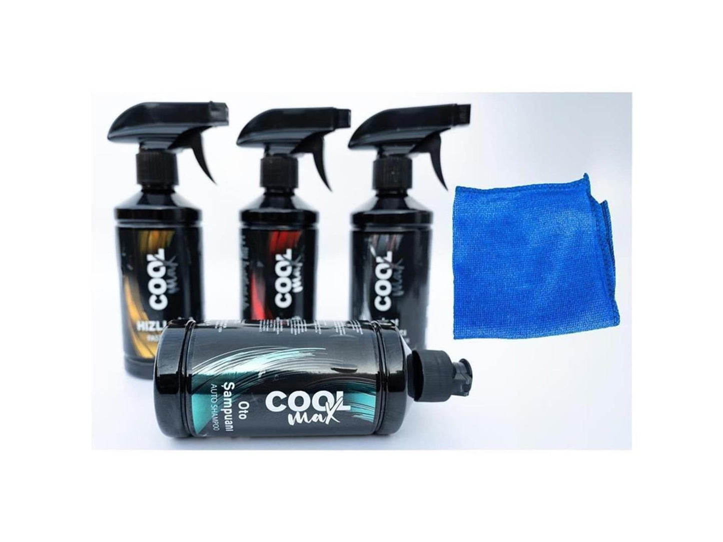 Auto 4 er SET  Reifenreiniger Felgenreiniger Autopolitur  Autoshampoo Außen