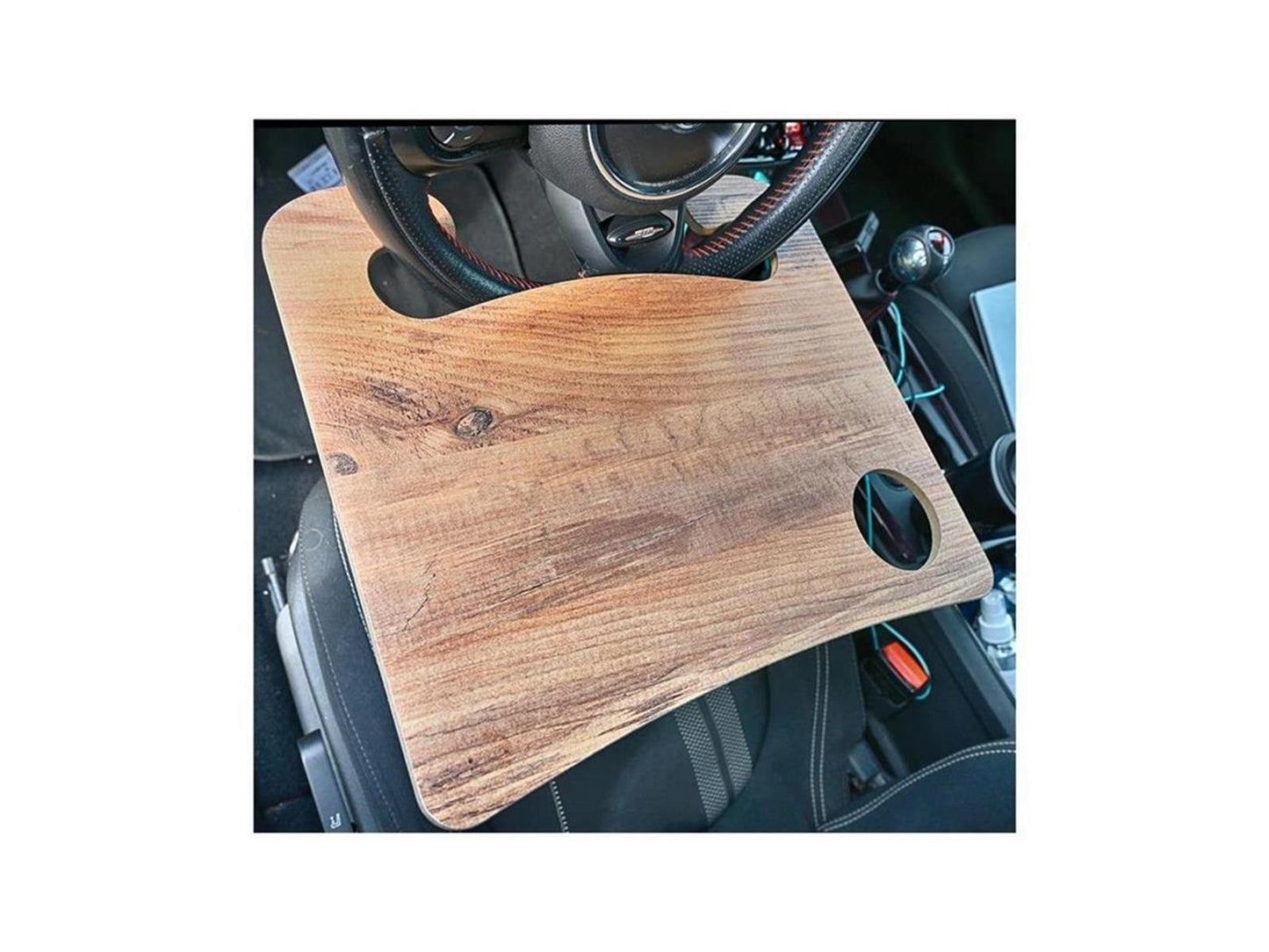 Lenkradtisch KfZ Tisch Auto Tablettisch Getränkehalter Laptoptisch Esstisch Holz