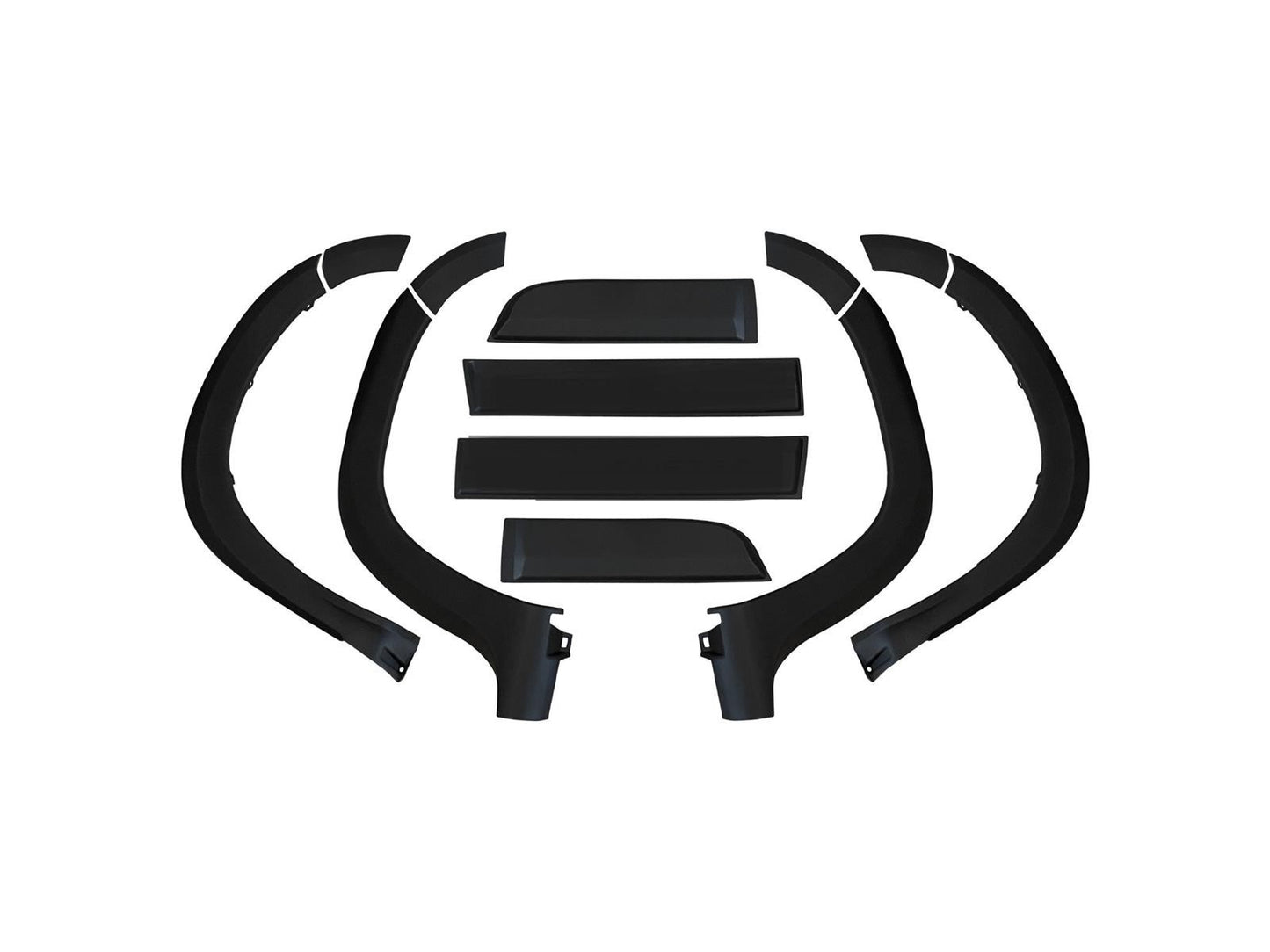 Kotflügelverbreiterung Türschutz für Dacia Duster 2010-2017 Radlaufschutz 12 tlg