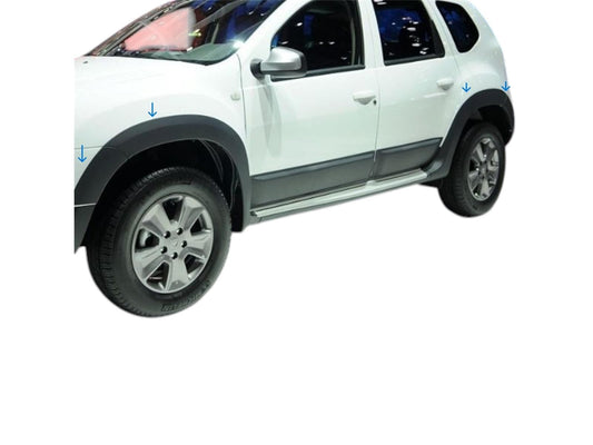 Kotflügelverbreiterung Radlaufschutz für Dacia Duster 2010-2017 8 tlg Radläufe