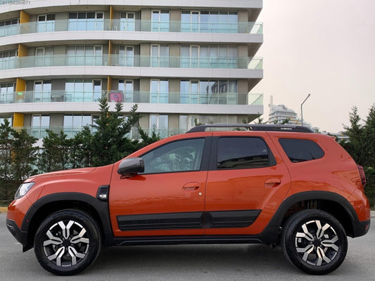 Türschutz Leiste Seitenschutz für Dacia Duster 2018-24 ABS Seitenkappen 4 tlg