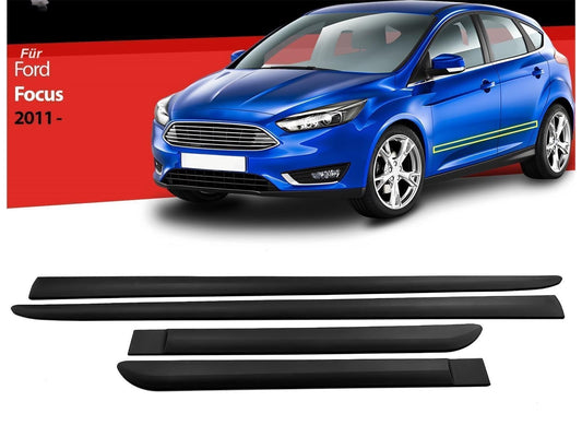 Türleisten Zierleisten Türschutz Autoschutz ABS für Ford Focus ab 2011