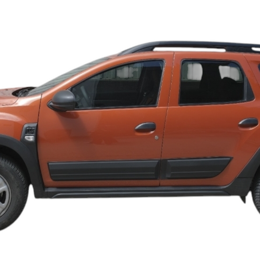 Türschutz Seitenschutz Leiste für Dacia Duster 2018-24 ABS Seitenkappen 4 tlg