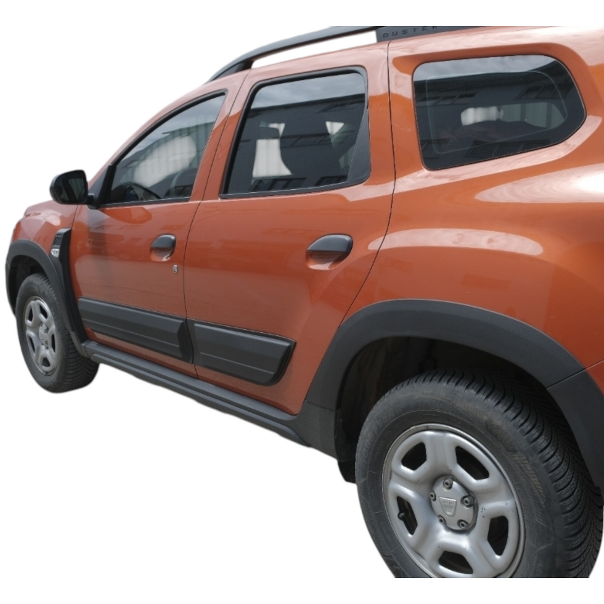 Türschutzleisten Seitenschutz für Dacia Duster 2 Seitenkappen 2018-24 ABS 4 tlg
