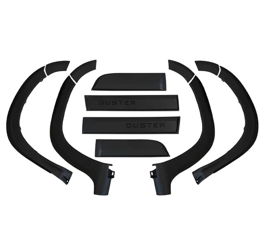 Kotflügelverbreiterung Türschutz für Dacia Duster 2010-2017 Radlaufschutz 12 tlg